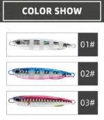 2021 Japen Metal Cast Jig Spoon 10/15/20/30/40/50g Shore Casting Jigging Fish Sea Bass Fishing Lure Artificial Bait Tackle - Image 15