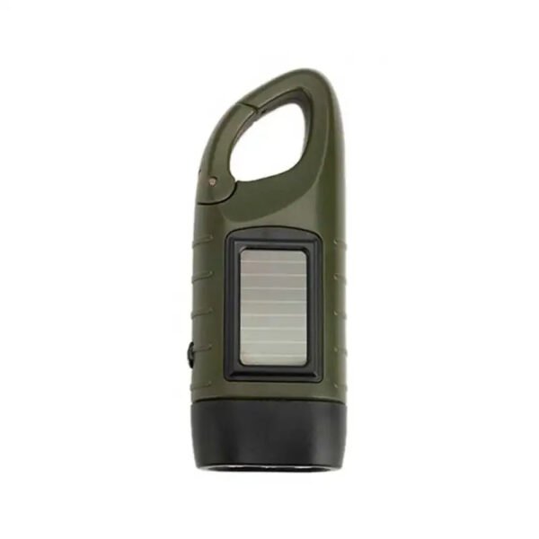 Portable LED Flashlight Tent Light Hand Crank Dynamo Solar Power Torch for Outdoor Camping Hiking Long-range Emergency Lantern - Image 14
