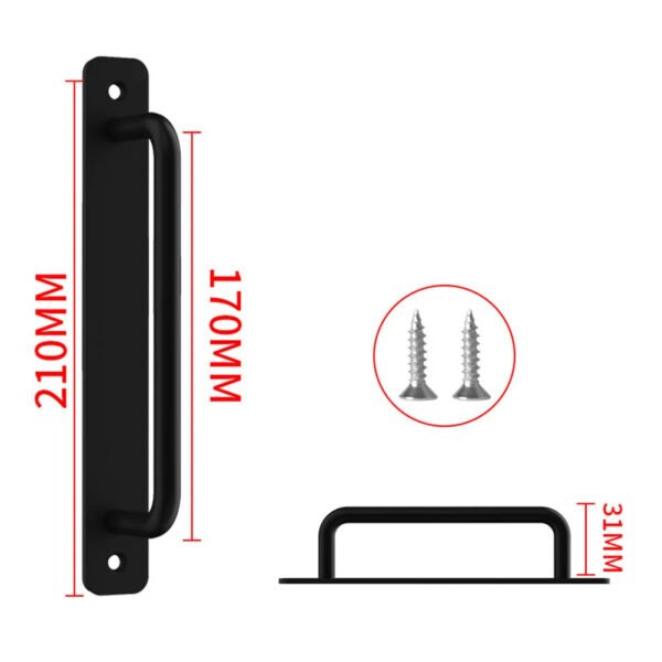Door Handle Cabinet Pulls Aluminum Push-pull Balcony Gate Window Pulls Knob Kitchen Furniture Hardware Handle - Image 19