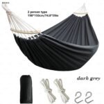Durable Canvas Camping Hammock with Carry Bag - Image 11