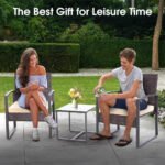 3PCS Outdoor Wicker Patio Set - Image 6