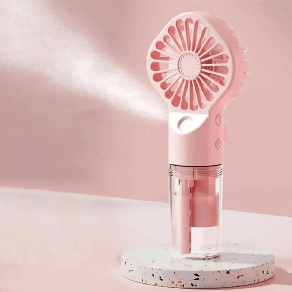 1pc Portable Handheld Spray Fan Water Spray Mist Fan Student Dormitory Mini Fan Summer Supplies Cooling Tools Outdoor Small Fan - Image 17