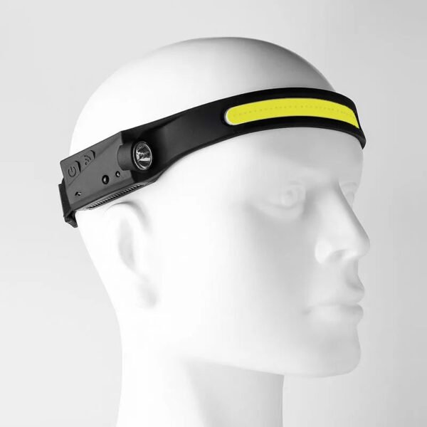 Sensor Headlamp LED Head Flashlight Rechargeable Headlight Head Torch Built-in Battery 5 Lighting Modes Fishing Camping Lantern - Image 21