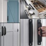 Door Handle Cabinet Pulls Aluminum Push-pull Balcony Gate Window Pulls Knob Kitchen Furniture Hardware Handle - Image 9