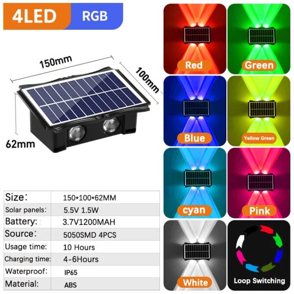 Solar Wall Lamp LED - Image 10