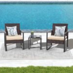 3PCS Outdoor Wicker Patio Set - Image 5
