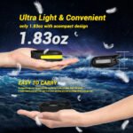 Sensor Headlamp LED Head Flashlight Rechargeable Headlight Head Torch Built-in Battery 5 Lighting Modes Fishing Camping Lantern - Image 16