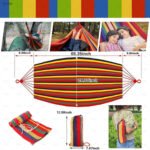 Durable Canvas Camping Hammock with Carry Bag - Image 7