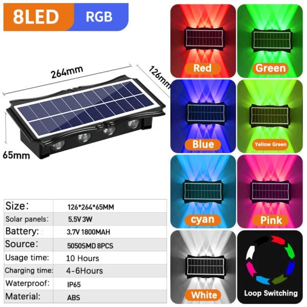 Solar Wall Lamp LED - Image 8
