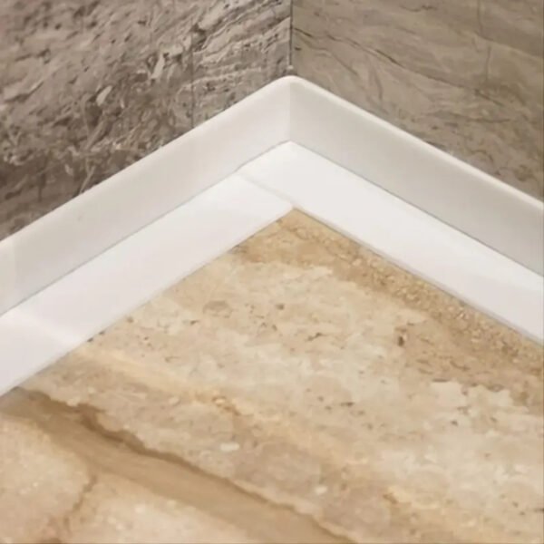 1 Roll of Waterproof White PVC Self-Adhesive Tape - Perfect for Bathroom, Sink & Kitchen - Super Strong Stickiness! - Image 13