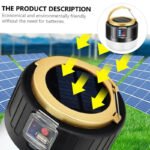 Waterproof Solar LED Camping Lantern - Image 3