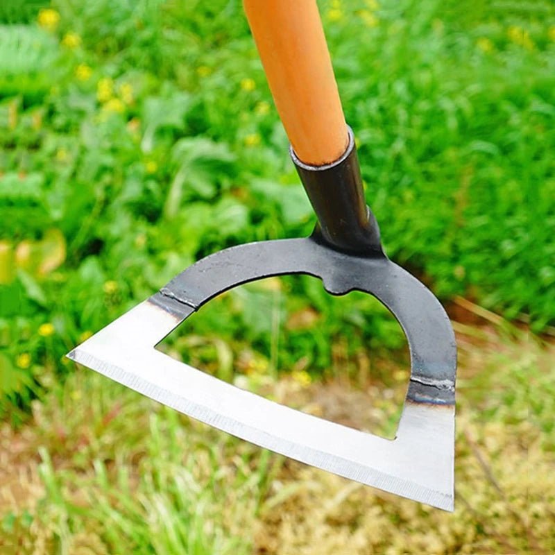 S800a7cdb28c54a70a7eca16fe72dccd1i Steel Hollow Hoe Weeding Rake - Image 1