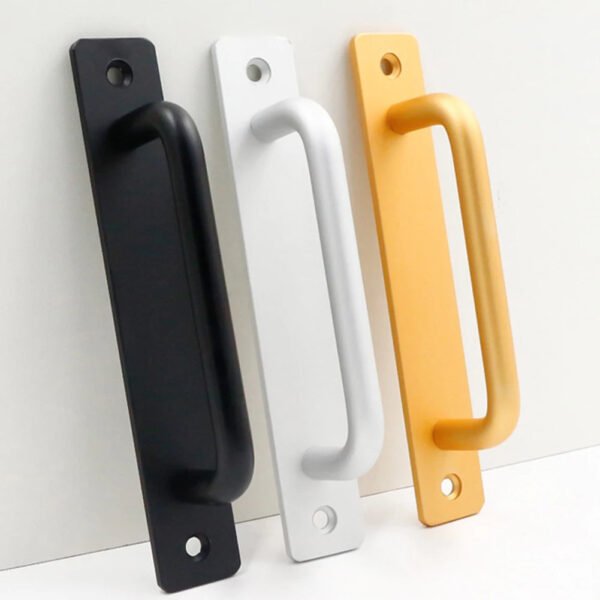 Door Handle Cabinet Pulls Aluminum Push-pull Balcony Gate Window Pulls Knob Kitchen Furniture Hardware Handle - Image 1