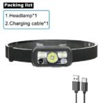 Sensor Headlamp LED Head Flashlight Rechargeable Headlight Head Torch Built-in Battery 5 Lighting Modes Fishing Camping Lantern - Image 29
