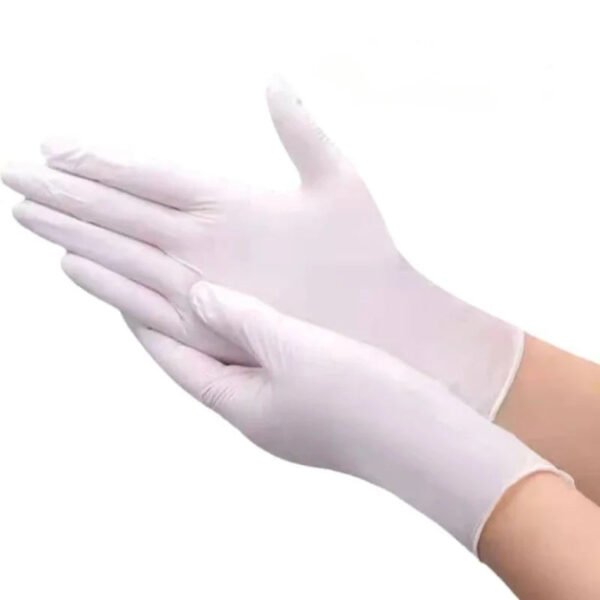 30/60/100PCS White Nitrile Gloves Disposable Household Waterproof Nitrile Gloves Kitchen Dishwashing Pet Bathing Cleaning Tools - Image 9