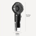 1pc Portable Handheld Spray Fan Water Spray Mist Fan Student Dormitory Mini Fan Summer Supplies Cooling Tools Outdoor Small Fan - Image 7