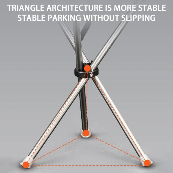 Lightweight Cane With Seats Height Adjustables 3 Legged Lightweight Folding Cane Versatile Stable Walking Stick For Elderly - Image 7