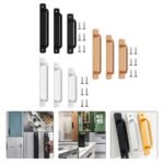 Door Handle Cabinet Pulls Aluminum Push-pull Balcony Gate Window Pulls Knob Kitchen Furniture Hardware Handle - Image 7