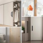 Door Handle Cabinet Pulls Aluminum Push-pull Balcony Gate Window Pulls Knob Kitchen Furniture Hardware Handle - Image 4