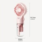 1pc Portable Handheld Spray Fan Water Spray Mist Fan Student Dormitory Mini Fan Summer Supplies Cooling Tools Outdoor Small Fan - Image 4
