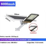 8000mAh Solar Street Light - Image 8