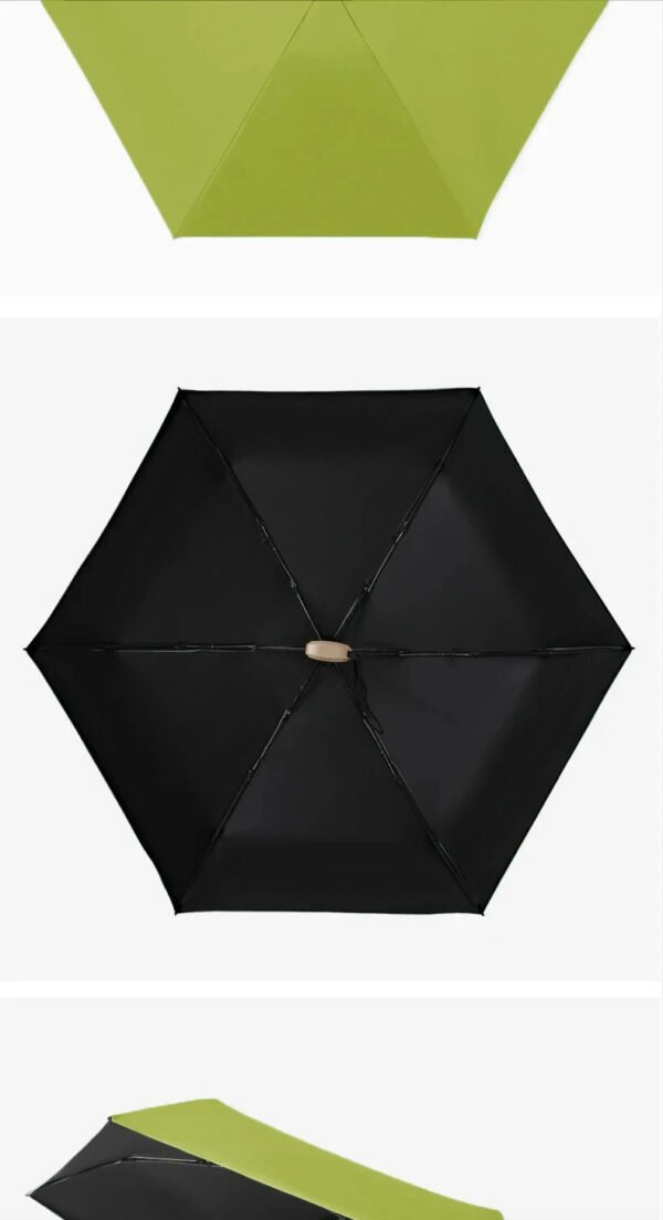 1Pc 55% Off Mini Sun Umbrella Pocket Rain Umbrella Vinyl Folding UV Ultraviolet Protection Sun Shade Pocket Parasol Capsule - Image 15