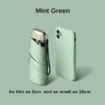 1Pc 55% Off Mini Sun Umbrella Pocket Rain Umbrella Vinyl Folding UV Ultraviolet Protection Sun Shade Pocket Parasol Capsule - Image 24