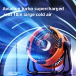 Multifunctional Outdoor Camping Fan Light Rechargeable Ceiling Fan with 3-speed Night Light and Power Bank Portable Fan - Image 2