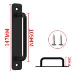 Door Handle Cabinet Pulls Aluminum Push-pull Balcony Gate Window Pulls Knob Kitchen Furniture Hardware Handle - Image 18