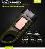 Portable LED Flashlight Tent Light Hand Crank Dynamo Solar Power Torch for Outdoor Camping Hiking Long-range Emergency Lantern - Image 6