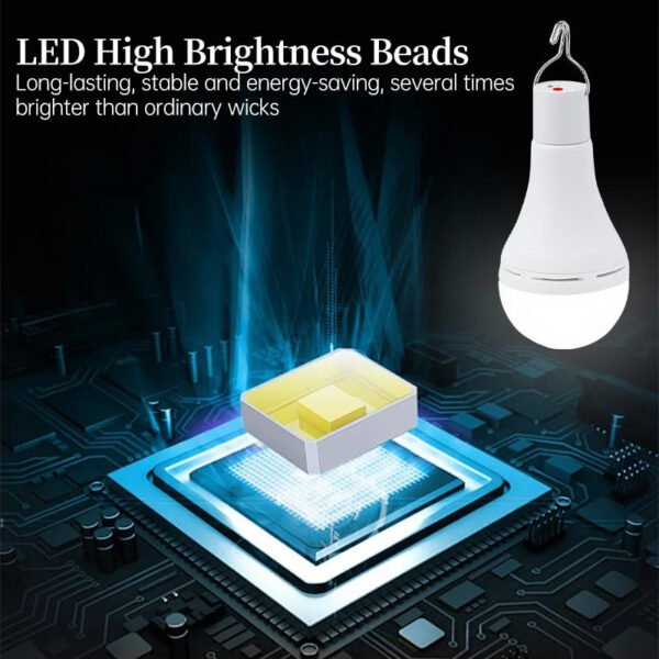Solar USB Charged Hanging Emergency LED Lamp - Image 1