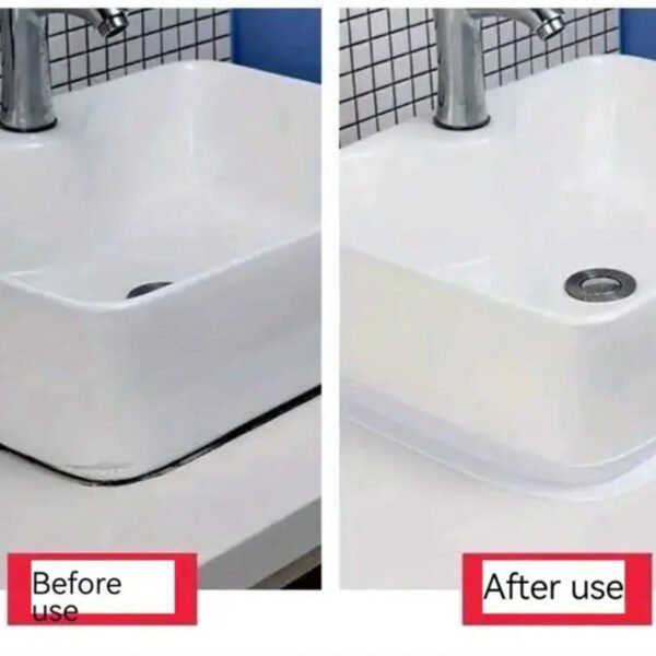 1 Roll of Waterproof White PVC Self-Adhesive Tape - Perfect for Bathroom, Sink & Kitchen - Super Strong Stickiness! - Image 15