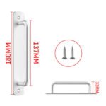 Door Handle Cabinet Pulls Aluminum Push-pull Balcony Gate Window Pulls Knob Kitchen Furniture Hardware Handle - Image 15