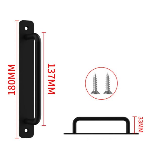 Door Handle Cabinet Pulls Aluminum Push-pull Balcony Gate Window Pulls Knob Kitchen Furniture Hardware Handle - Image 13